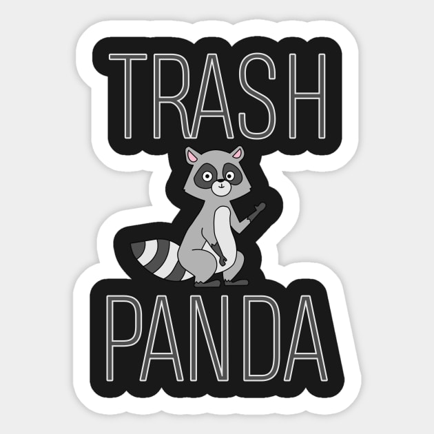 Trash Panda Cute Racoon Sticker by charlescheshire